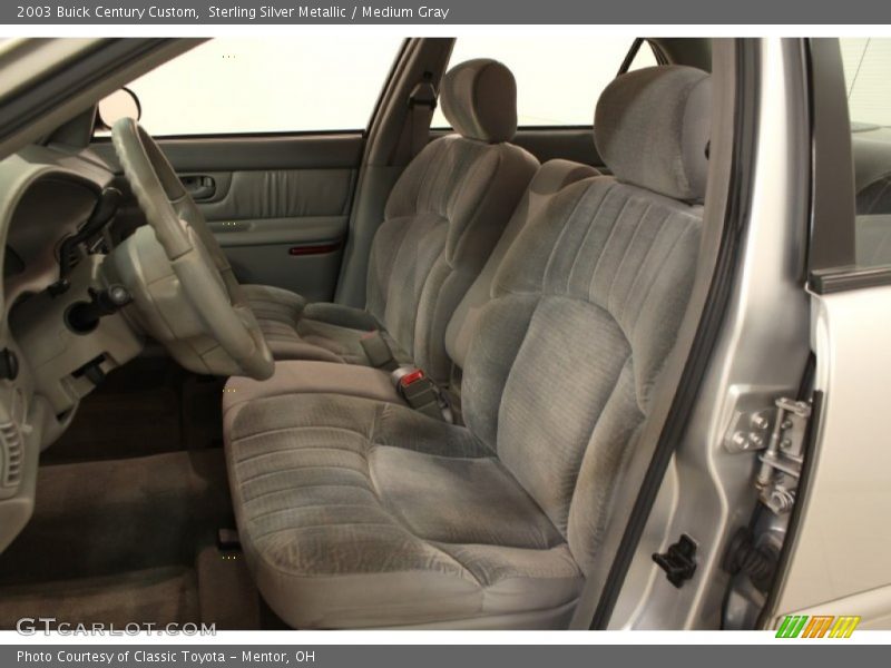Sterling Silver Metallic / Medium Gray 2003 Buick Century Custom
