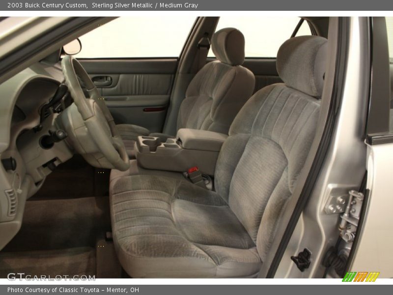 Sterling Silver Metallic / Medium Gray 2003 Buick Century Custom