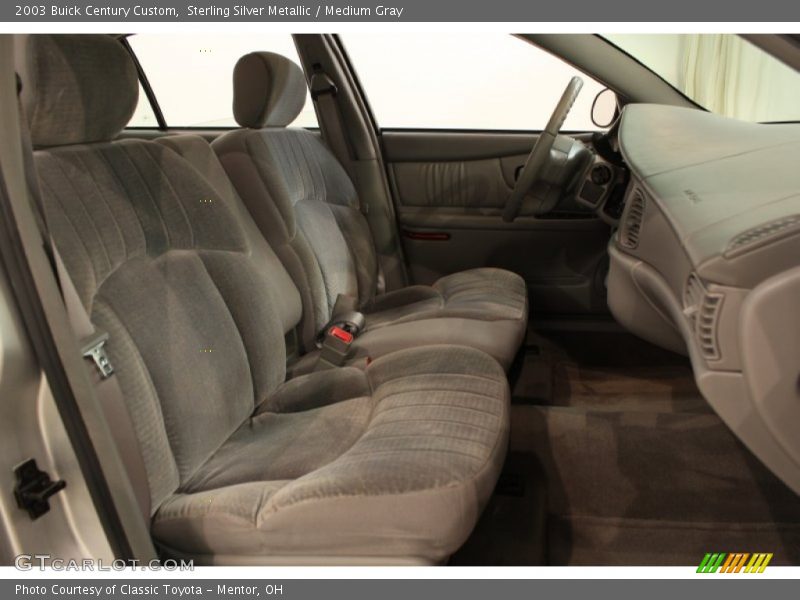 Sterling Silver Metallic / Medium Gray 2003 Buick Century Custom