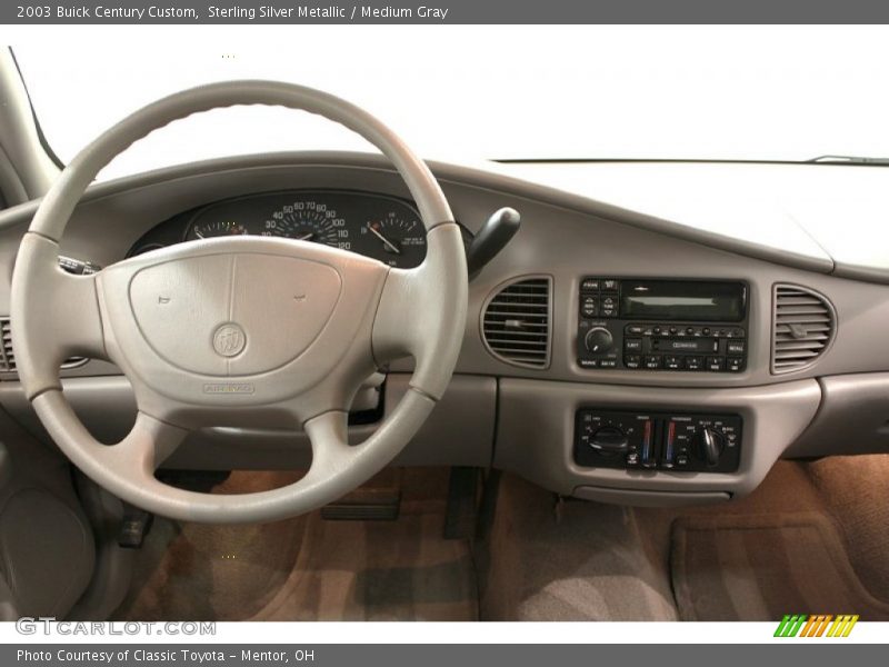 Sterling Silver Metallic / Medium Gray 2003 Buick Century Custom