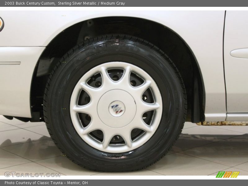 Sterling Silver Metallic / Medium Gray 2003 Buick Century Custom