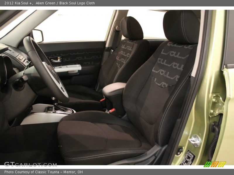 Alien Green / Black Soul Logo Cloth 2012 Kia Soul +