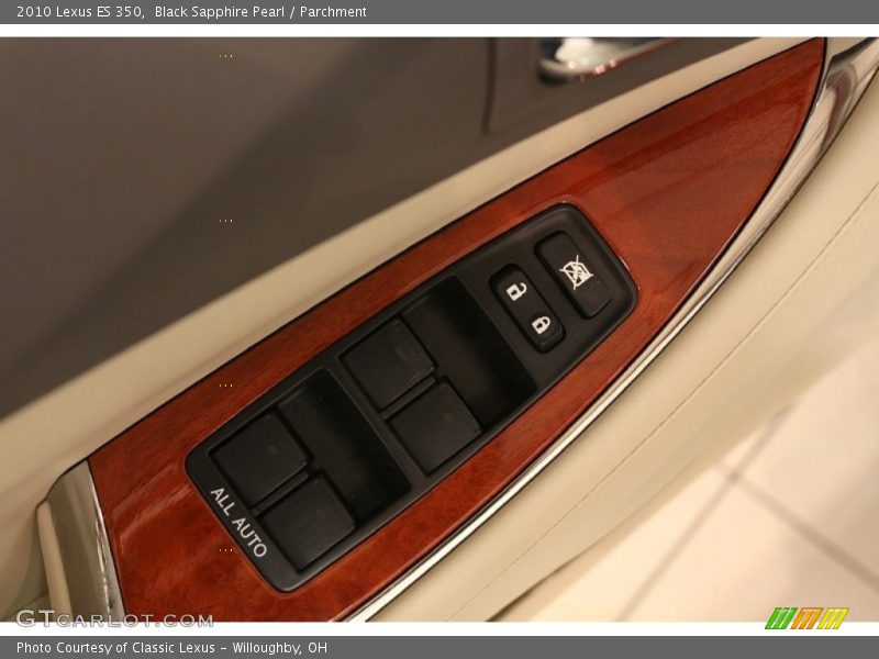 Black Sapphire Pearl / Parchment 2010 Lexus ES 350