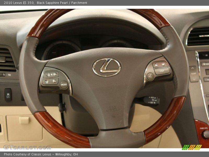 Black Sapphire Pearl / Parchment 2010 Lexus ES 350