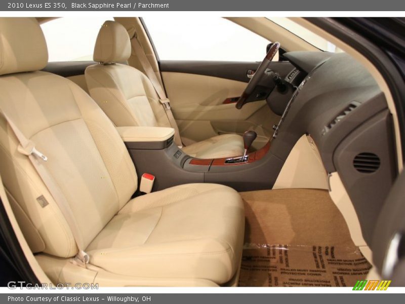 Black Sapphire Pearl / Parchment 2010 Lexus ES 350