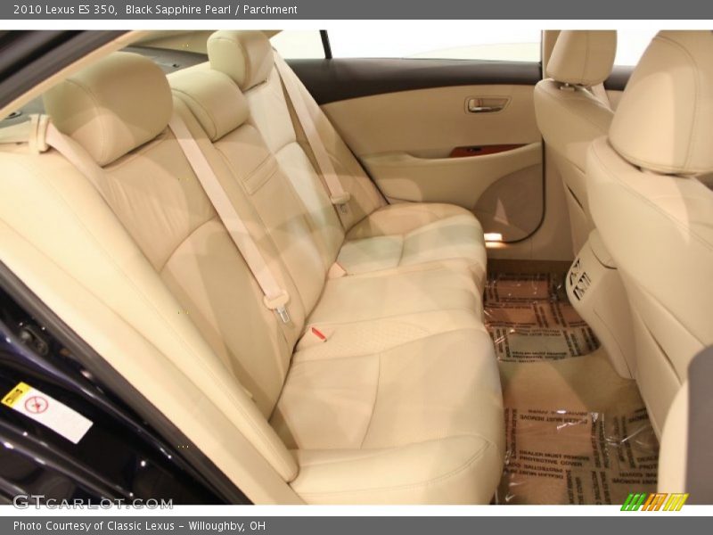 Black Sapphire Pearl / Parchment 2010 Lexus ES 350