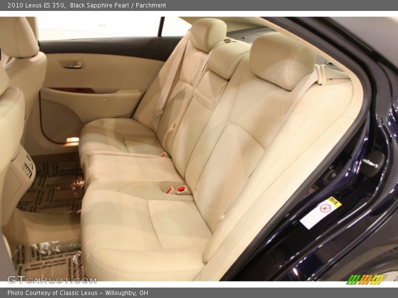 Black Sapphire Pearl / Parchment 2010 Lexus ES 350