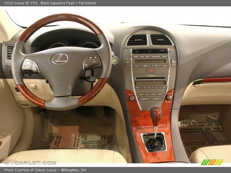 Black Sapphire Pearl / Parchment 2010 Lexus ES 350