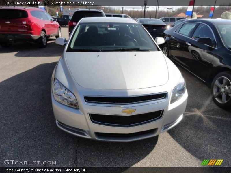 Silver Ice Metallic / Ebony 2012 Chevrolet Malibu LT