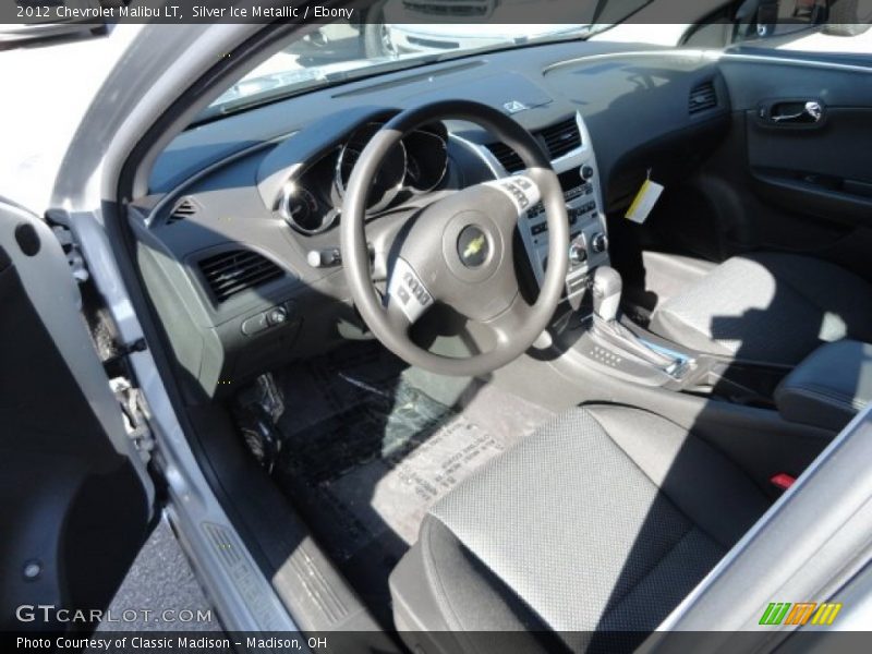 Silver Ice Metallic / Ebony 2012 Chevrolet Malibu LT