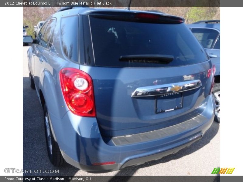 Twilight Blue Metallic / Jet Black 2012 Chevrolet Equinox LT