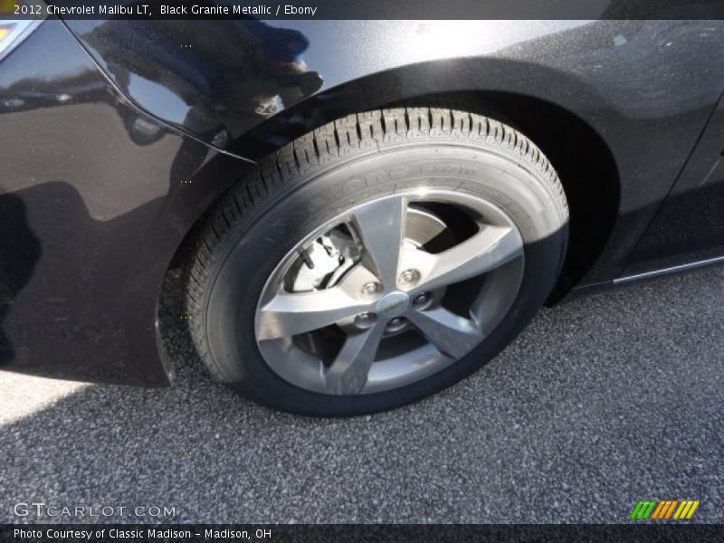 Black Granite Metallic / Ebony 2012 Chevrolet Malibu LT