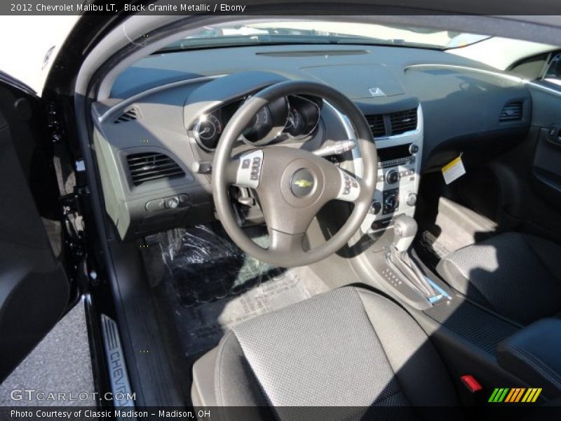 Black Granite Metallic / Ebony 2012 Chevrolet Malibu LT