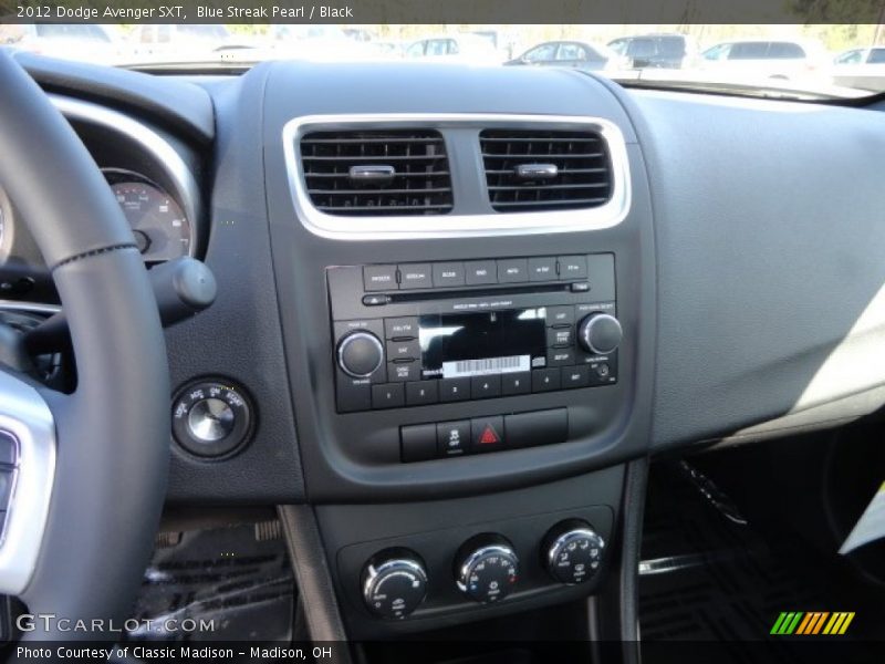 Blue Streak Pearl / Black 2012 Dodge Avenger SXT