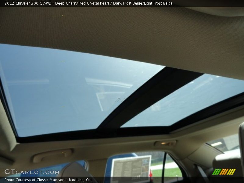 Sunroof of 2012 300 C AWD