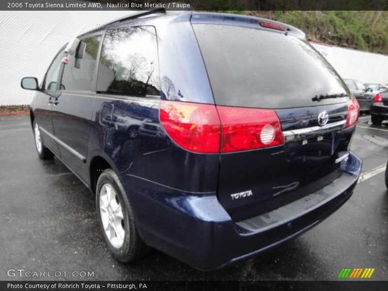 Nautical Blue Metallic / Taupe 2006 Toyota Sienna Limited AWD