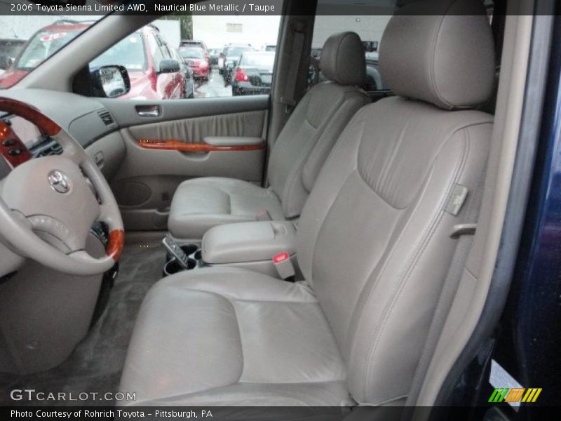 Nautical Blue Metallic / Taupe 2006 Toyota Sienna Limited AWD