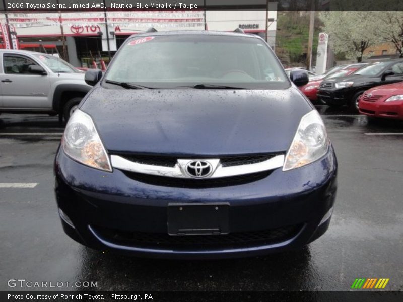 Nautical Blue Metallic / Taupe 2006 Toyota Sienna Limited AWD