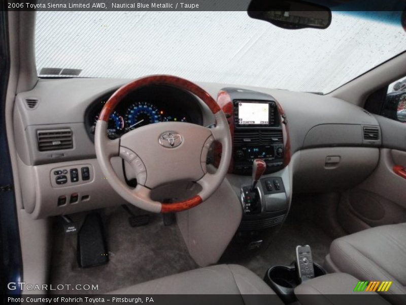 Nautical Blue Metallic / Taupe 2006 Toyota Sienna Limited AWD