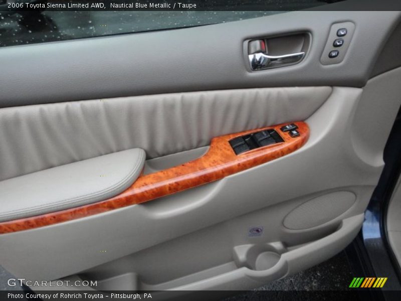 Nautical Blue Metallic / Taupe 2006 Toyota Sienna Limited AWD