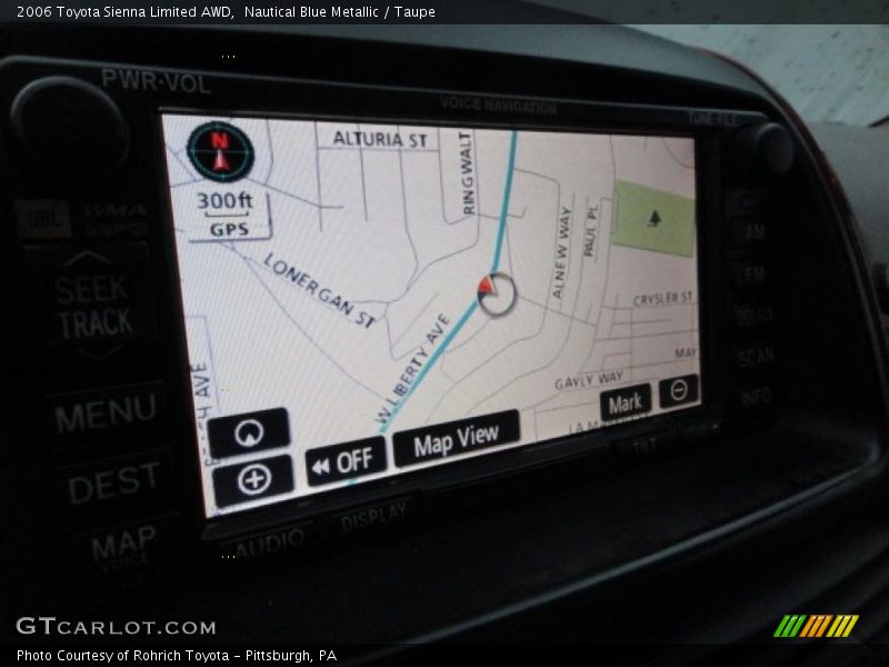 Nautical Blue Metallic / Taupe 2006 Toyota Sienna Limited AWD