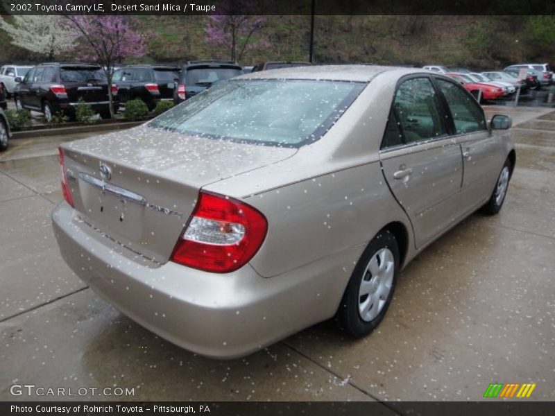 Desert Sand Mica / Taupe 2002 Toyota Camry LE