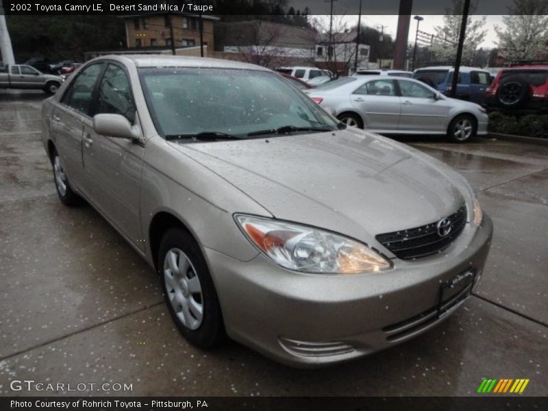 Desert Sand Mica / Taupe 2002 Toyota Camry LE