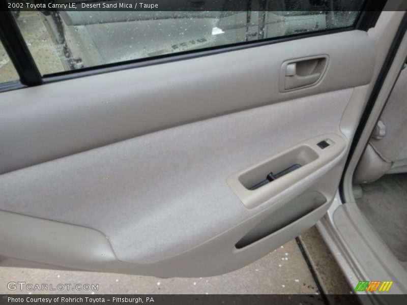 Desert Sand Mica / Taupe 2002 Toyota Camry LE