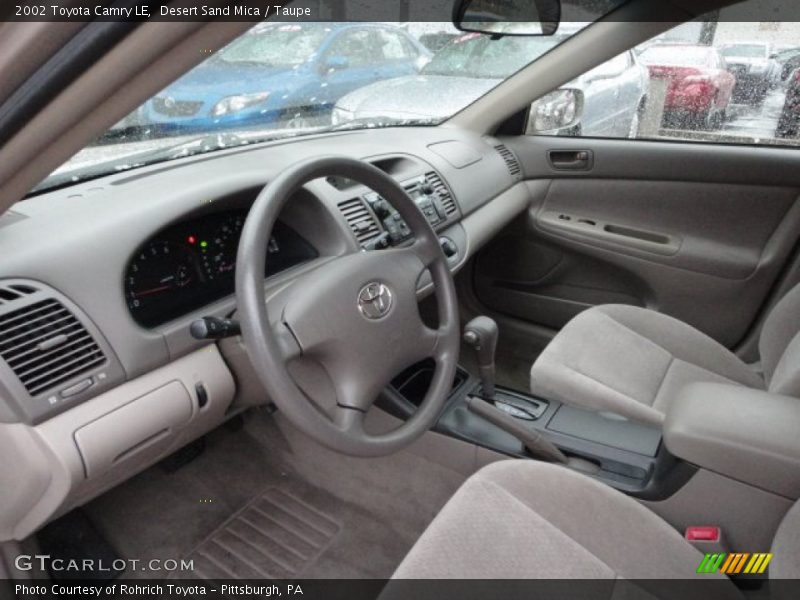 Desert Sand Mica / Taupe 2002 Toyota Camry LE