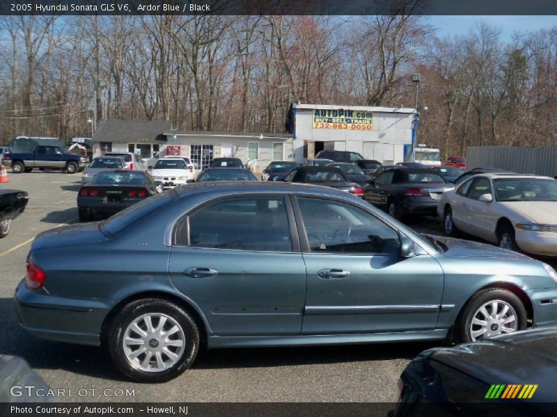 Ardor Blue / Black 2005 Hyundai Sonata GLS V6