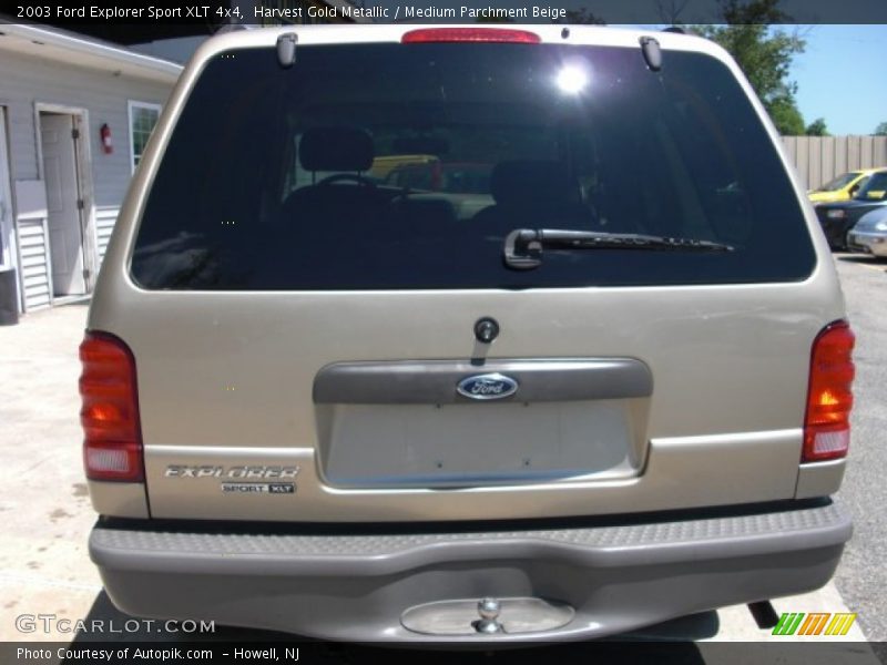Harvest Gold Metallic / Medium Parchment Beige 2003 Ford Explorer Sport XLT 4x4