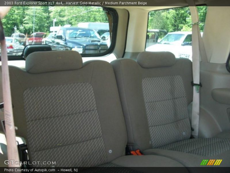 Harvest Gold Metallic / Medium Parchment Beige 2003 Ford Explorer Sport XLT 4x4