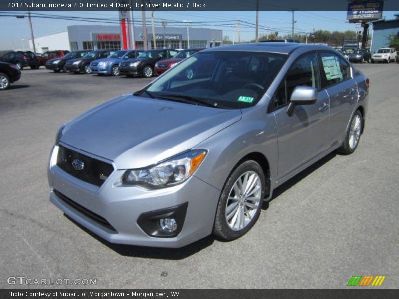 Ice Silver Metallic / Black 2012 Subaru Impreza 2.0i Limited 4 Door