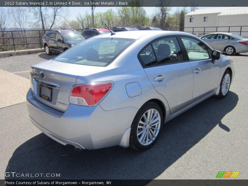 Ice Silver Metallic / Black 2012 Subaru Impreza 2.0i Limited 4 Door