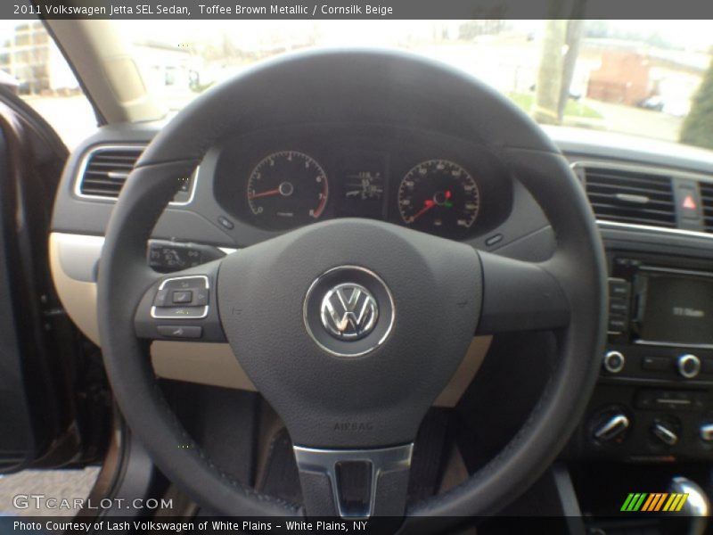 Toffee Brown Metallic / Cornsilk Beige 2011 Volkswagen Jetta SEL Sedan