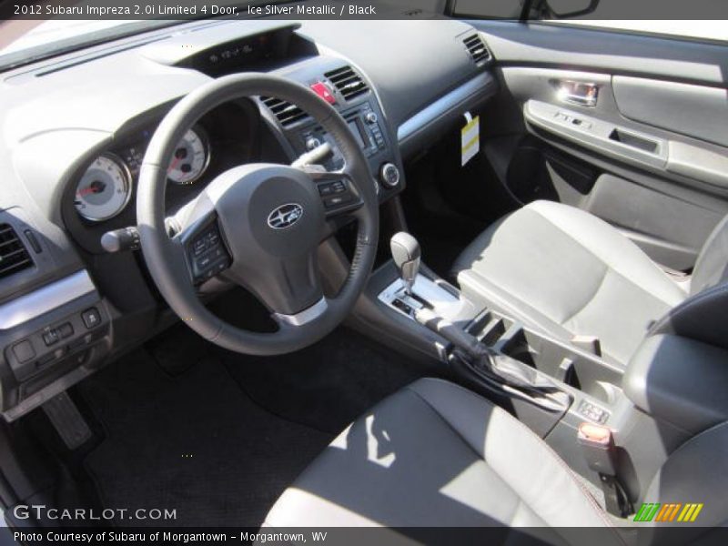 Ice Silver Metallic / Black 2012 Subaru Impreza 2.0i Limited 4 Door
