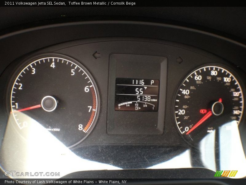 Toffee Brown Metallic / Cornsilk Beige 2011 Volkswagen Jetta SEL Sedan