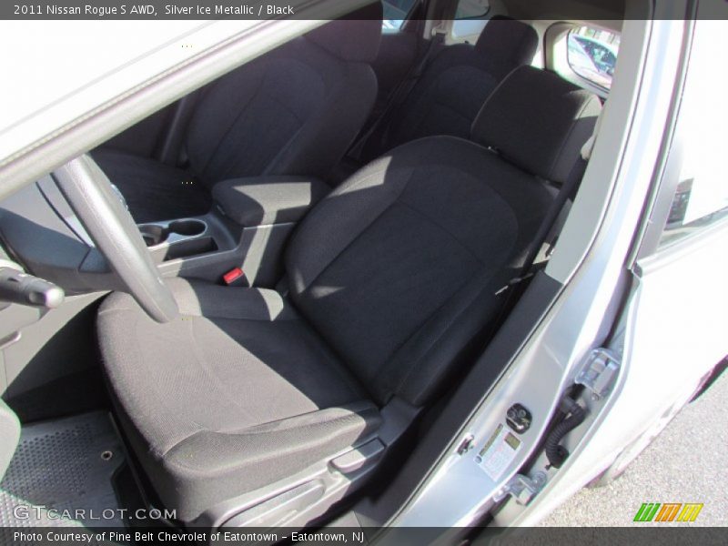 Silver Ice Metallic / Black 2011 Nissan Rogue S AWD