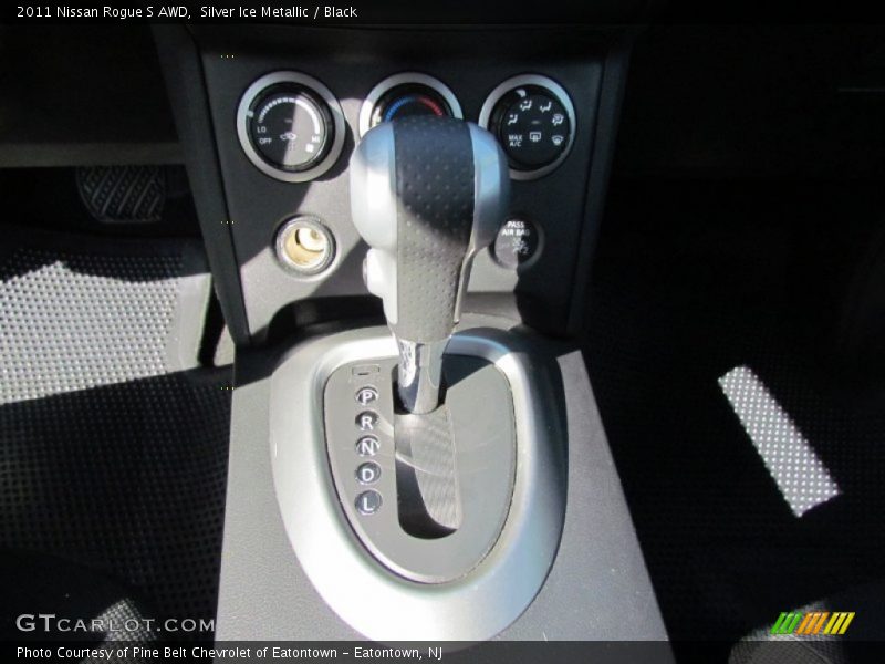 Silver Ice Metallic / Black 2011 Nissan Rogue S AWD