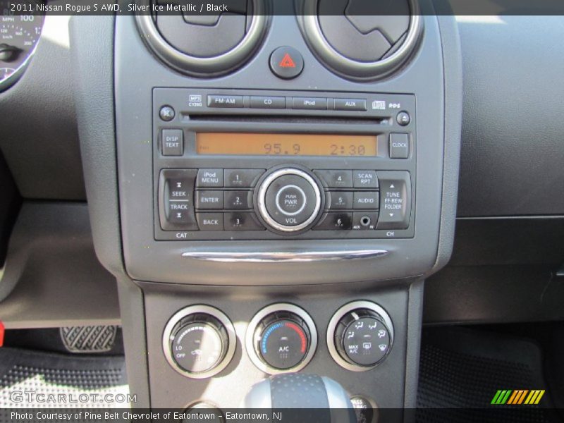 Silver Ice Metallic / Black 2011 Nissan Rogue S AWD