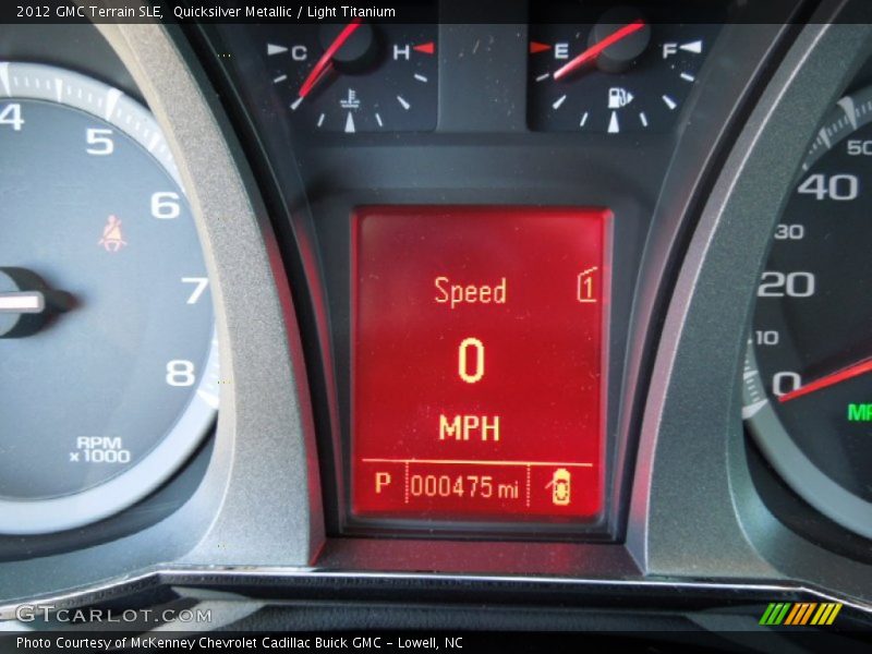 Quicksilver Metallic / Light Titanium 2012 GMC Terrain SLE