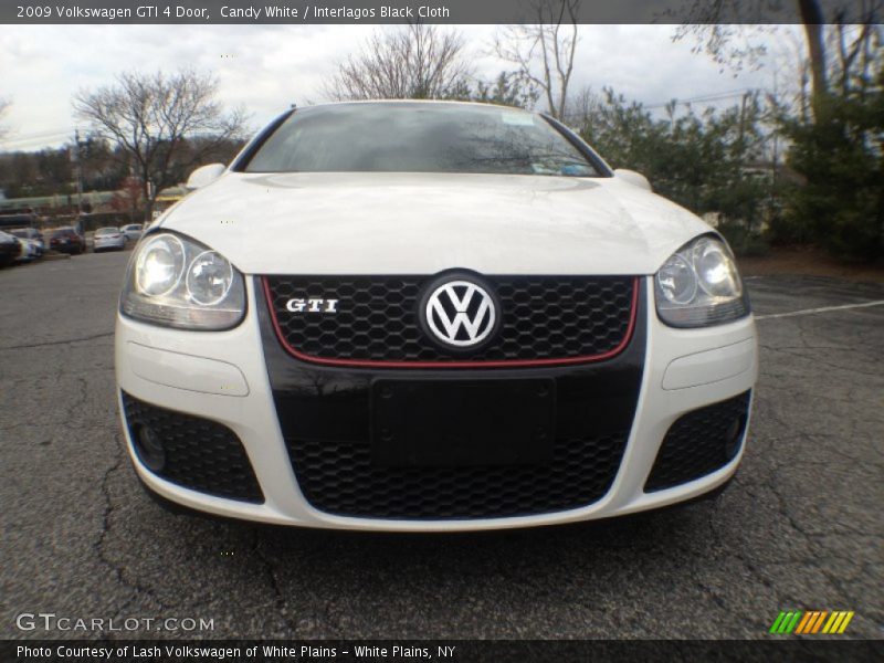 Candy White / Interlagos Black Cloth 2009 Volkswagen GTI 4 Door