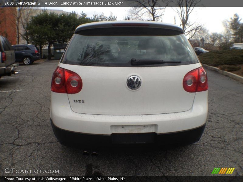 Candy White / Interlagos Black Cloth 2009 Volkswagen GTI 4 Door