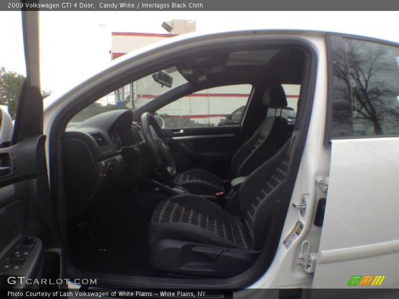Candy White / Interlagos Black Cloth 2009 Volkswagen GTI 4 Door