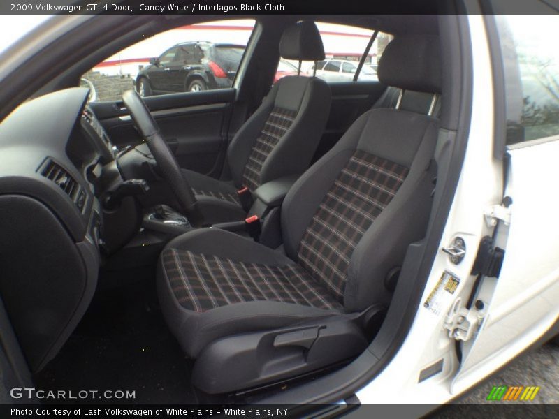 Candy White / Interlagos Black Cloth 2009 Volkswagen GTI 4 Door