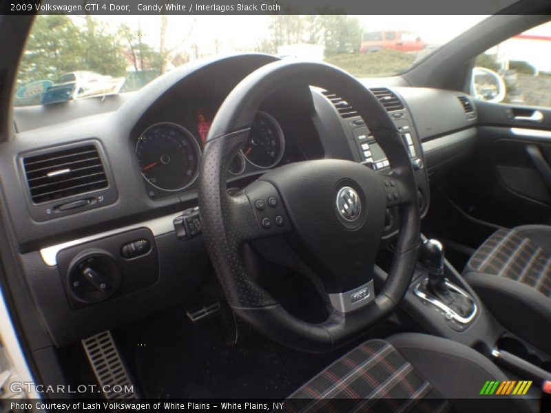 Candy White / Interlagos Black Cloth 2009 Volkswagen GTI 4 Door