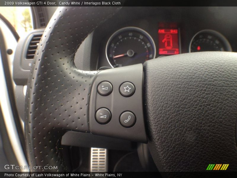 Candy White / Interlagos Black Cloth 2009 Volkswagen GTI 4 Door