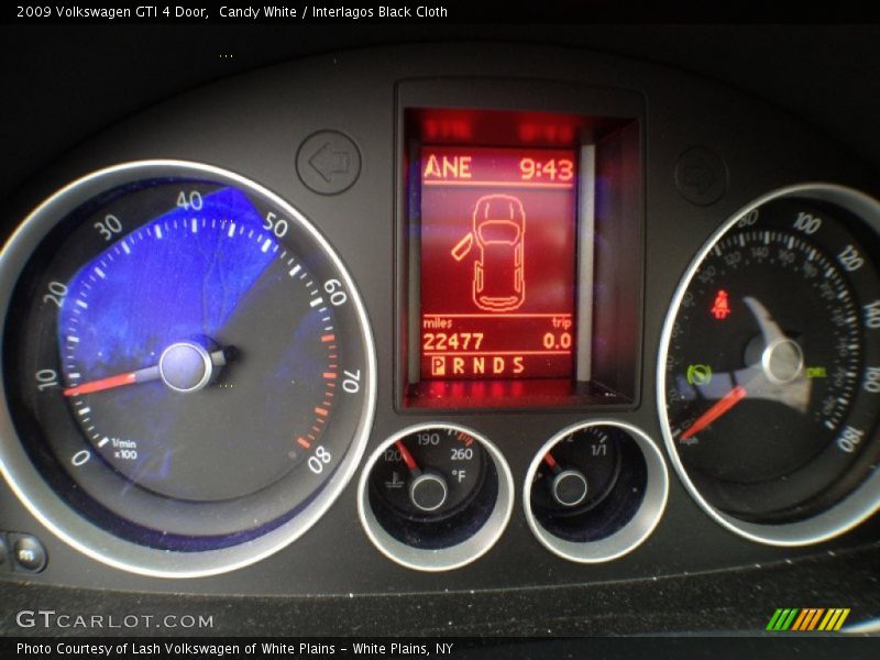 Candy White / Interlagos Black Cloth 2009 Volkswagen GTI 4 Door