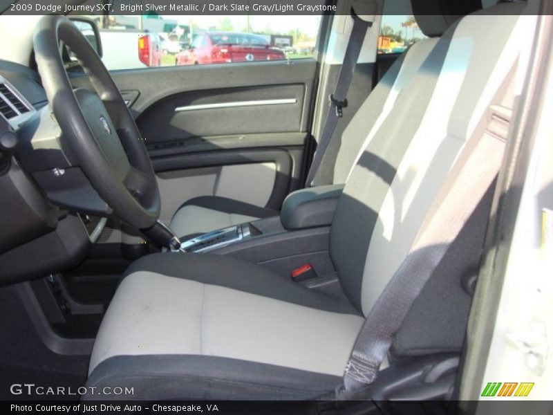 Bright Silver Metallic / Dark Slate Gray/Light Graystone 2009 Dodge Journey SXT