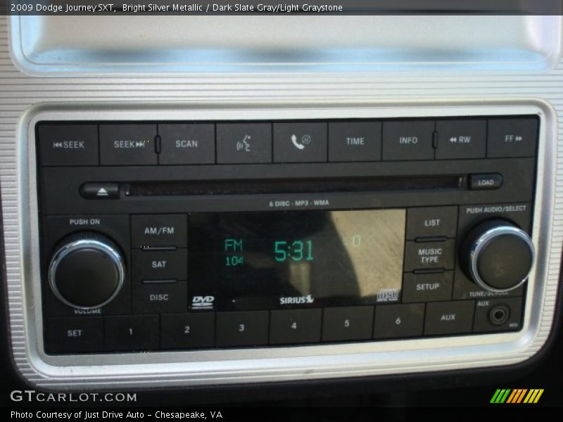 Bright Silver Metallic / Dark Slate Gray/Light Graystone 2009 Dodge Journey SXT